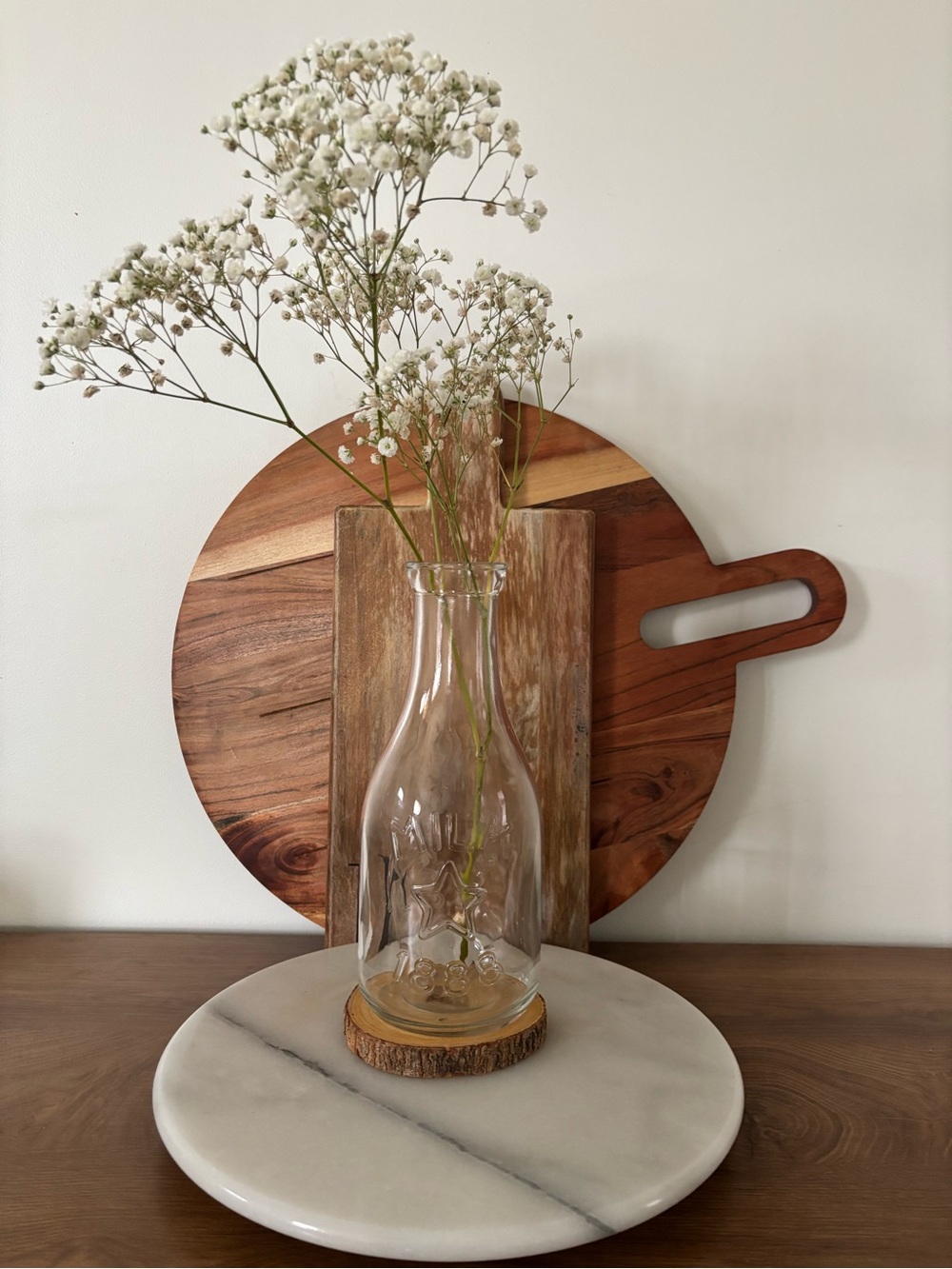 Vintage Glass Milk Bottle Embossed 1888